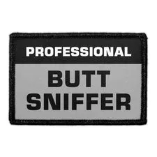 Pull Patch Professional Butt Sniffer patch hundehumor