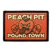 Pull Patch Peach Pit Pound Town patch 1 stk 76x51 mm