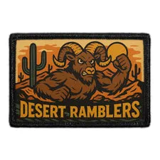 Pull Patch Desert Ramblers patch 76x51 mm velcro