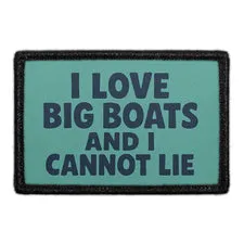 Pull Patch Big Boats patch velcro 76 mm sjov
