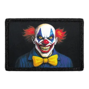 Pull Patch Stained Smile klovnepatch 3x2 velcro
