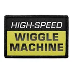 Pull Patch High Speed Wiggle Machine patch velcro logrende