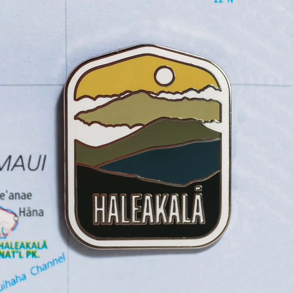 Vagabond Heart Haleakala emaljepin hård emalje