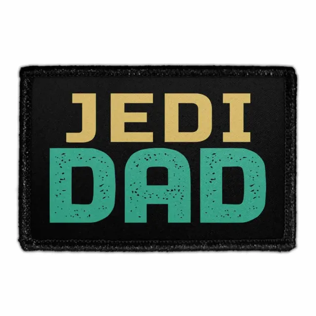 Pull Patch Jedi Dad patch med velcro 76x51 mm