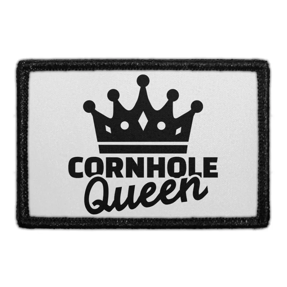 Pull Patch Cornhole Queen patch med velcro 7,6x5 cm