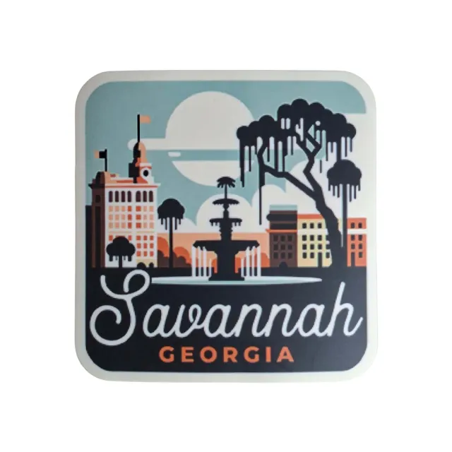 Vagabond Heart Savannah klistermærke vinyl souvenir