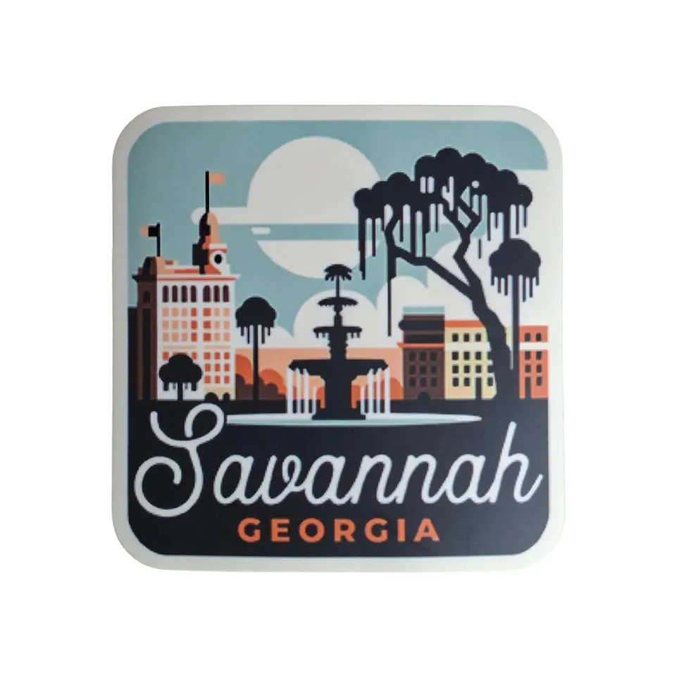 Vagabond Heart Savannah klistermærke vinyl souvenir