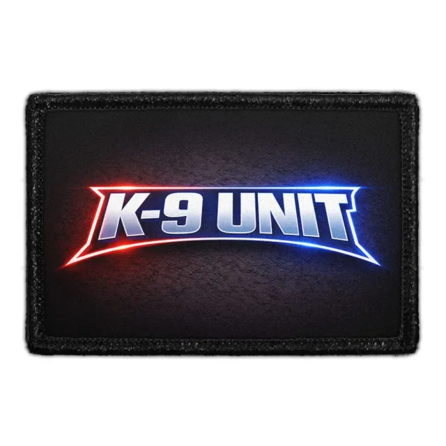 Pull Patch K-9 Unit patch med velcro og hundemotiv