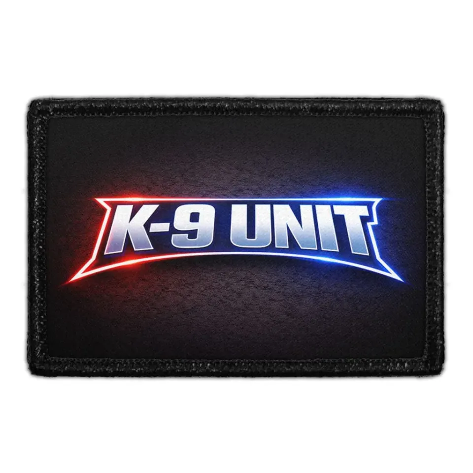 Pull Patch K-9 Unit patch med velcro og hundemotiv