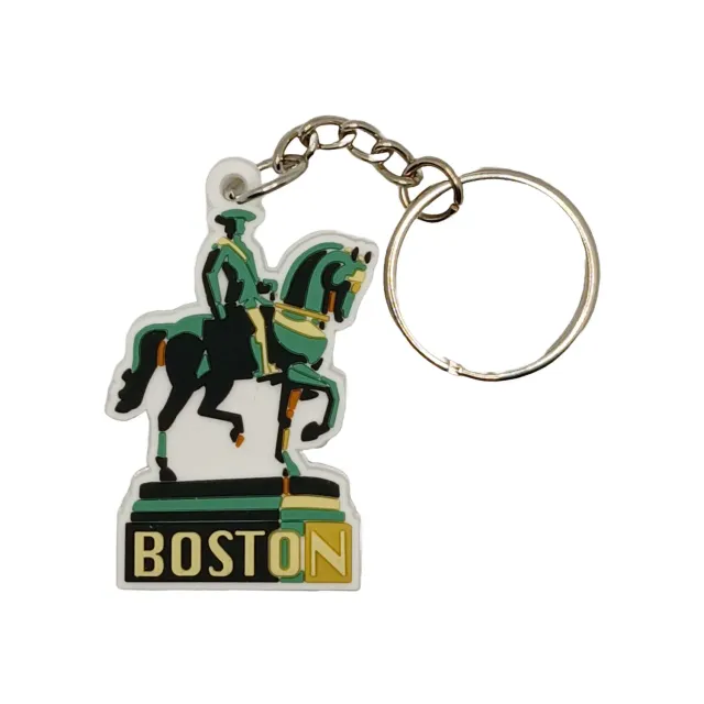 Vagabond Heart Boston nøglering souvenir broderet