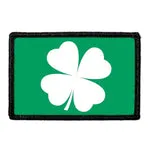 Pull Patch Four Leaf Clover patch hvid
