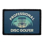 Pull Patch Professional Disc Golfer patch velcro sport