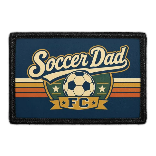 Pull Patch Soccer Dad FC velcromærke fodboldfar