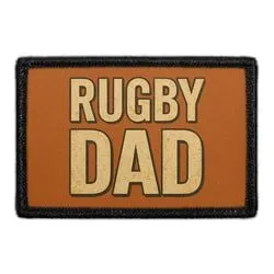 Pull Patch Rugby Dad patch 3x2 velcro rugbyfar