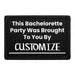 Pull Patch This Bachelorette Party patch med velcro tekst