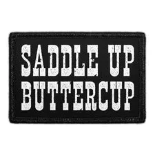 Pull Patch Saddle Up Buttercup patch med velcro