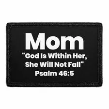 Pull Patch Mom Psalm 46-5 patch med velcro