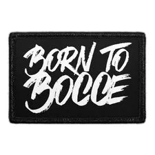 Pull Patch Born To Bocce patch med velcro 1 stk