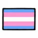 Pull Patch Trans Pride Flag patch med velcro lyseblå