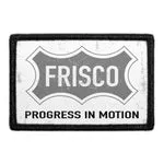 Pull Patch Frisco City Flag velcropatch sort hvid