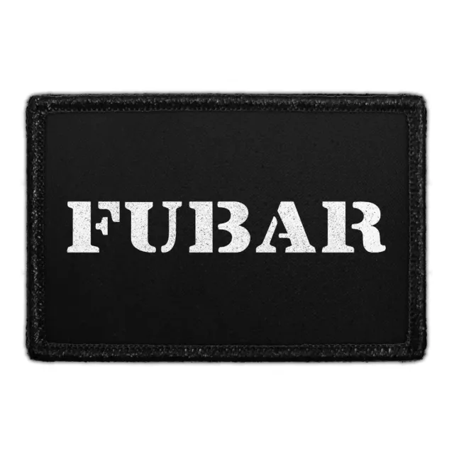 Pull Patch FUBAR patch med velcro humor