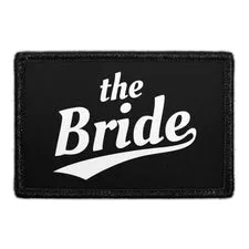 Pull Patch The Bride Sports velcropatch til brud