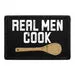 Pull Patch Real Men Cook patch med velcro 76x51 mm