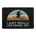 Pull Patch I Just Really Like Skiing Ok patch med velcro