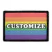 Pull Patch Custom Rainbow Pride Flag patch med tekst