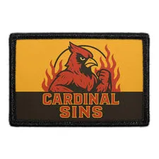 Pull Patch Cardinal Sins patch med velcro 76 mm