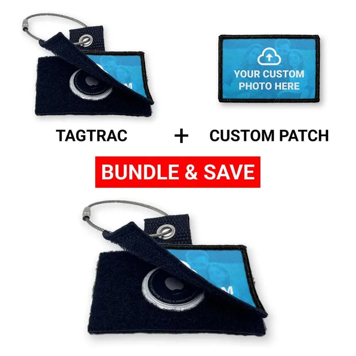 Pull Patch Custom Photo + TagTrac bundle vandret fotopatch