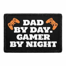 Pull Patch Dad By Day Gamer By Night velcropatch