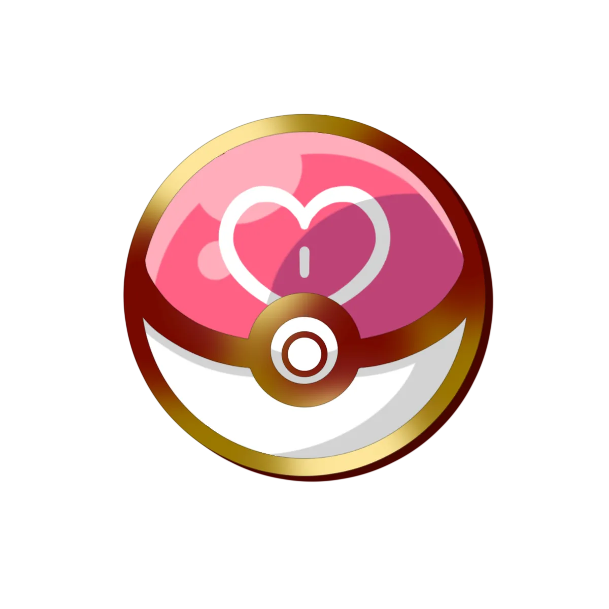 Appleminte Pokeball Mini Pins hård emalje 1 tomme