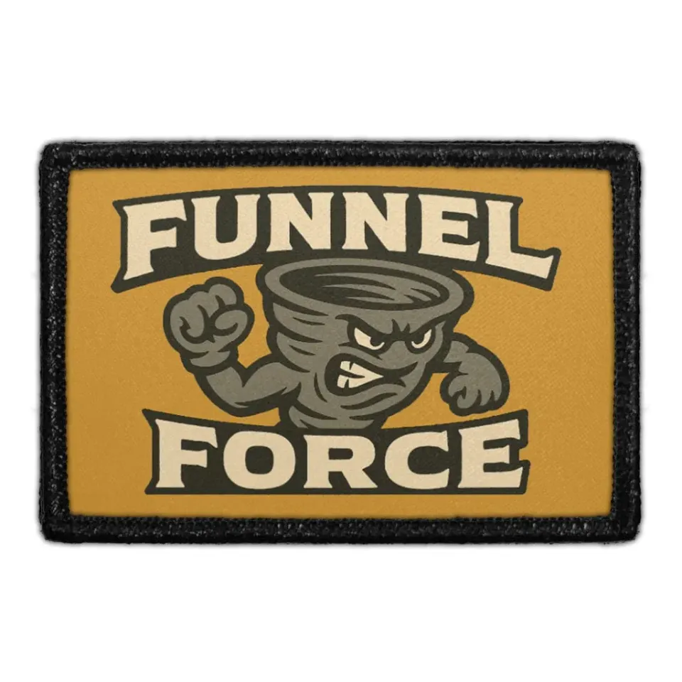 Pull Patch Funnel Force patch 76x51 mm velcro