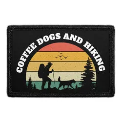 Pull Patch Coffee Dogs And Hiking patch