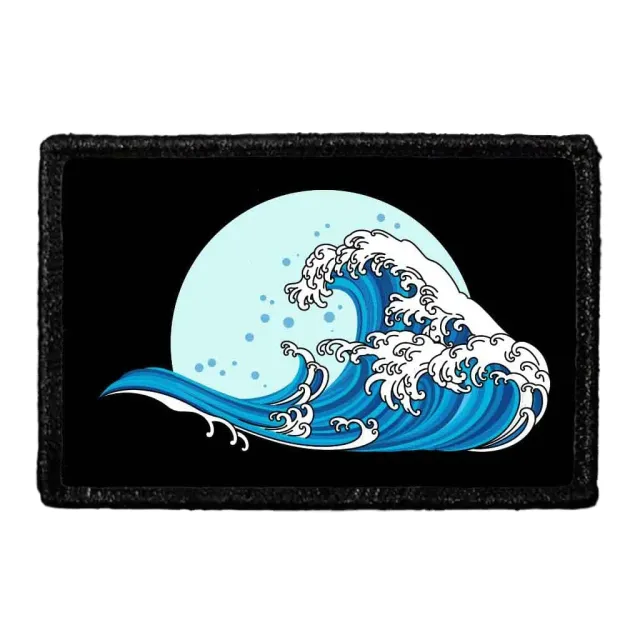 Pull Patch Moon Wave patch velcro månemotiv