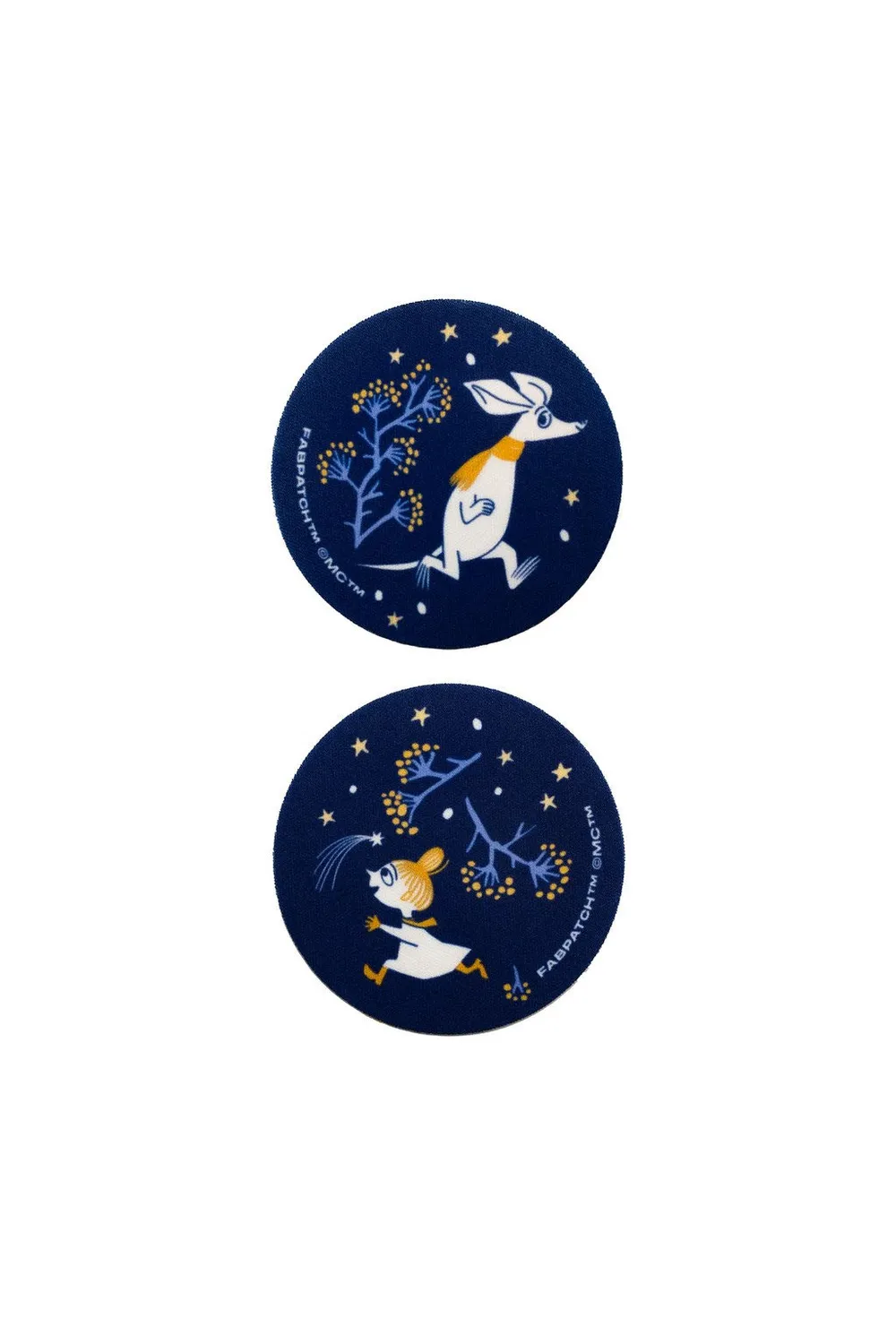 FabPatch Moomin Shooting Star lapper 2-pak strækbar