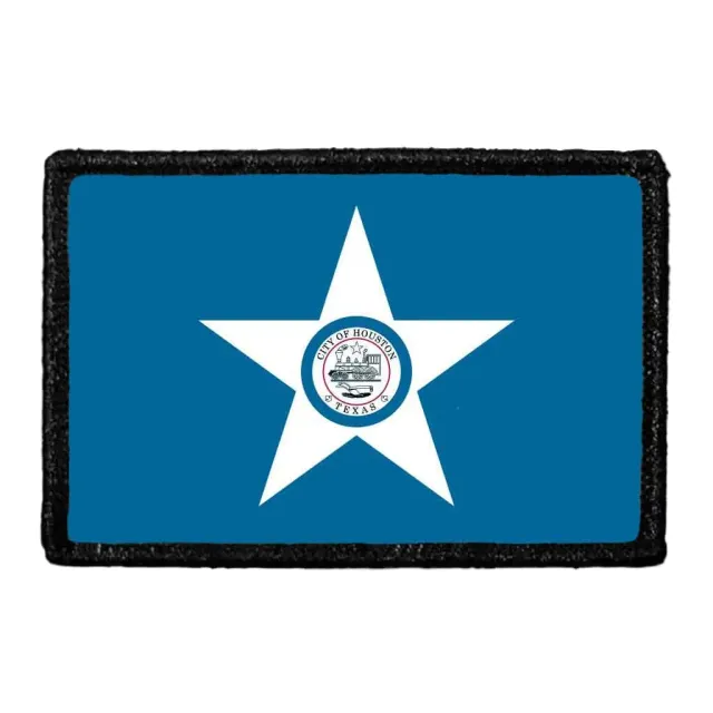 Pull Patch Houston City Flag patch farvet