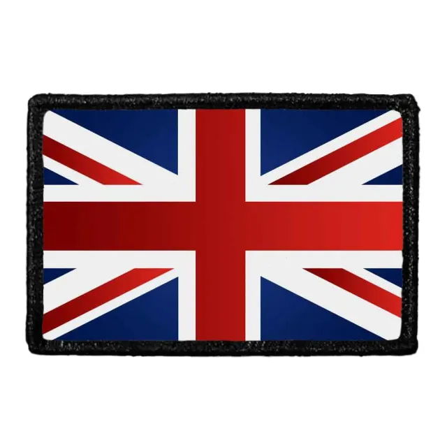 Pull Patch Storbritannien flag patch farve