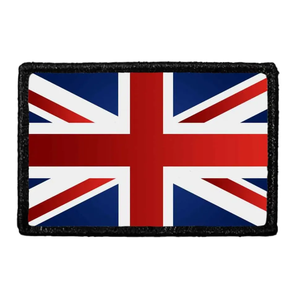 Pull Patch Storbritannien flag patch farve