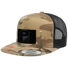 Pull Patch Multicam kasket Camo Sort snapback