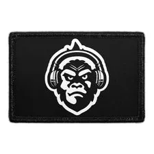 Pull Patch Gorilla Headphones patch velcro