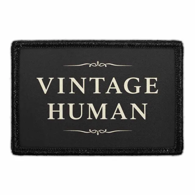 Pull Patch Vintage Human patch 3x2 sjov