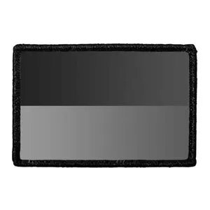 Pull Patch Ukraine Flag velcromærke sort-hvid