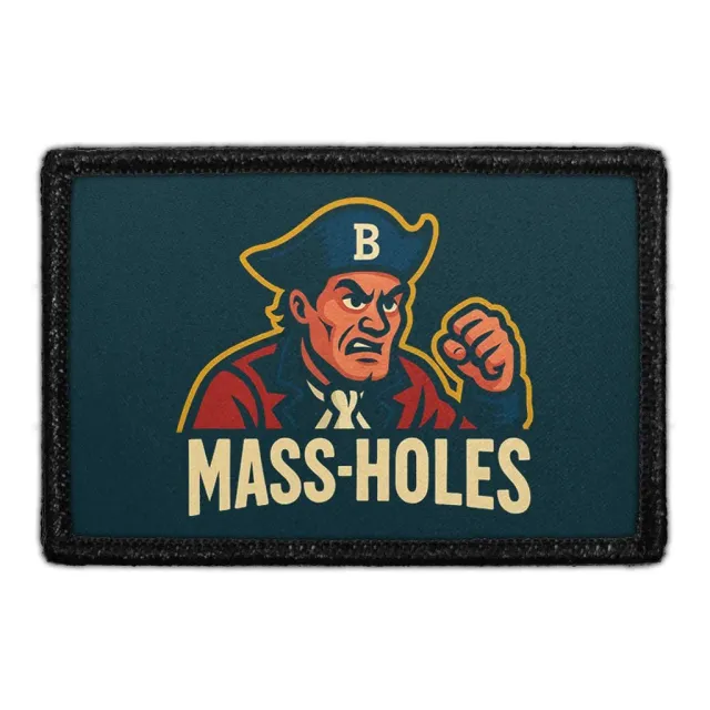 Pull Patch Mass-Holes patch 3x2 velcro