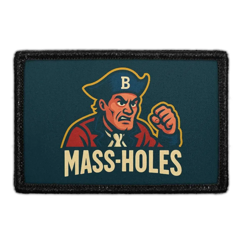 Pull Patch Mass-Holes patch 3x2 velcro