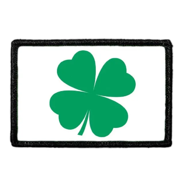 Pull Patch Four Leaf Clover Green patch velcro