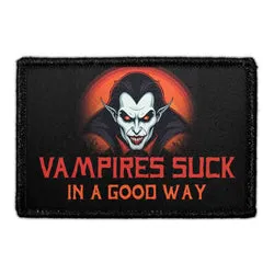 Pull Patch Vampires Suck In A Good Way patch halloween