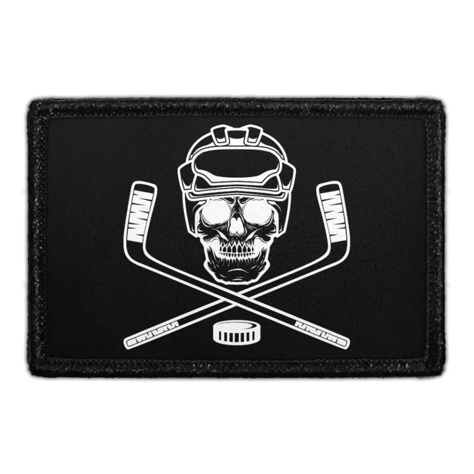 Pull Patch Hockey Goon sort patch velcro 76 mm