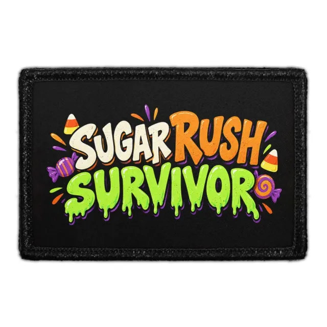 Pull Patch Sugar Rush Survivor patch 3x2 Halloween